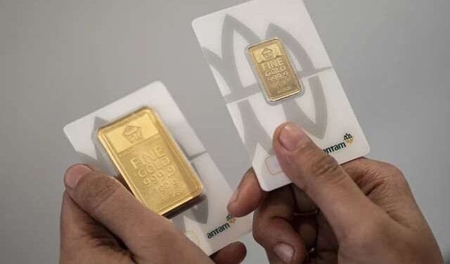 Harga Emas Antam Melonjak Rp34.000, Tembus Rp2,549 Juta per Gram