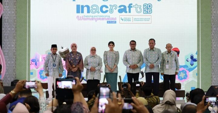 Opening Ceremony INACRAFT 2026 di JICC Senayan Jakarta.