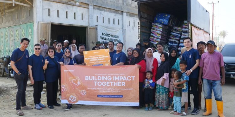 Dukung Pemulihan Pascabencana, Mirae Asset Turun Langsung Bantu Warga Aceh Tamiang