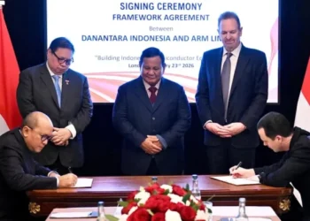 Prabowo Saksikan Kerja Sama Danantara–Arm, Target 15 Ribu SDM Kuasai Desain Chip