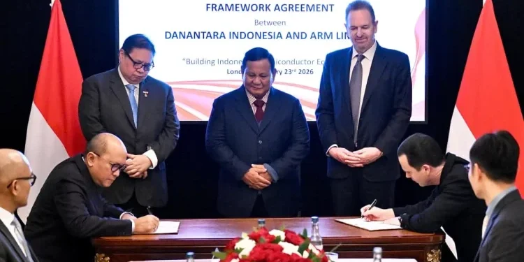 Prabowo Saksikan Kerja Sama Danantara–Arm, Target 15 Ribu SDM Kuasai Desain Chip
