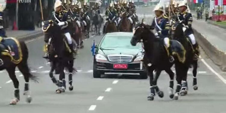 PM Australia Albanese Disambut Upacara Kenegaraan di Istana Merdeka