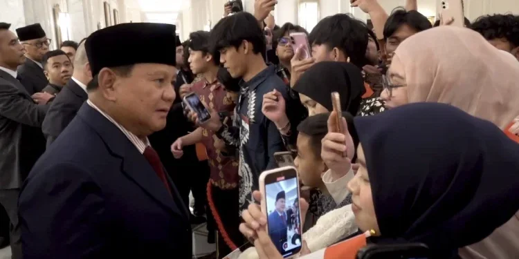 Mahasiswa Indonesia di Amman Sambut Hangat Presiden Prabowo