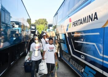 Pertamina Berangkatkan 5.000 Pemudik dalam Program Mudik Bareng 2026