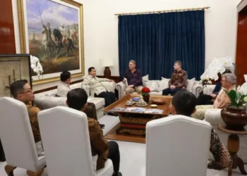 Prabowo Terima Wakil PM Australia Richard Marles di Kertanegara