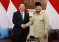 Prabowo Terima Pejabat Keamanan China, Bahas Stabilitas Kawasan