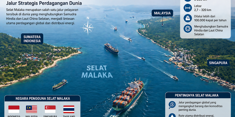 Malaysia dan Singapura Tolak Wacana RI Pungut Tarif di Selat Malaka