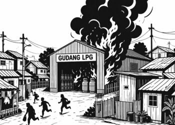 ledakan-gudang-elpiji-bekasi-terbakar
