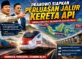 Pemerintah Siapkan Perluasan Jalur Kereta Api hingga Sumatera dan Kalimantan