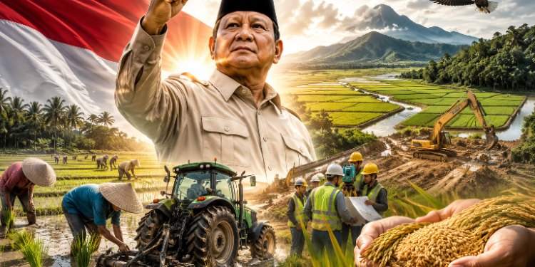 CISA Sebut Cetak Sawah Wanam Papua Strategi Prabowo Perkuat Kedaulatan Pangan