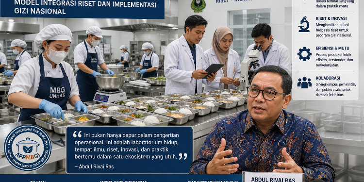 APPMBGI: Dapur MBG Unhas Jadi Model Ideal Integrasi Riset dan Gizi Nasional