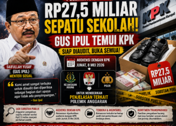 Mensos Gus Ipul Temui KPK Bahas Polemik Anggaran Sepatu Sekolah