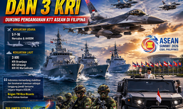 TNI Kerahkan 5 F-16 dan 3 KRI untuk Dukung Pengamanan KTT ASEAN