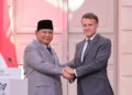 Prabowo dan Macron Sepakat Dukung Solusi Dua Negara