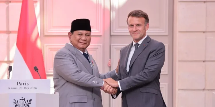 Prabowo dan Macron Sepakat Dukung Solusi Dua Negara