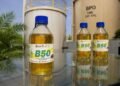 Menurut Bahlil, total konsumsi solar nasional saat ini mencapai 39 juta kiloliter (kl), di mana pada program B40 sebelumnya, porsi bahan bakar nabati (FAME) dicatat telah mencapai 40%. FAME adalah campuran CPO dengan metanol. Ketika dicampur menjadi solar, namanya menjadi B40.