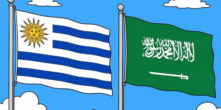 araujo-selamatkan-uruguay-vs-arab-saudi