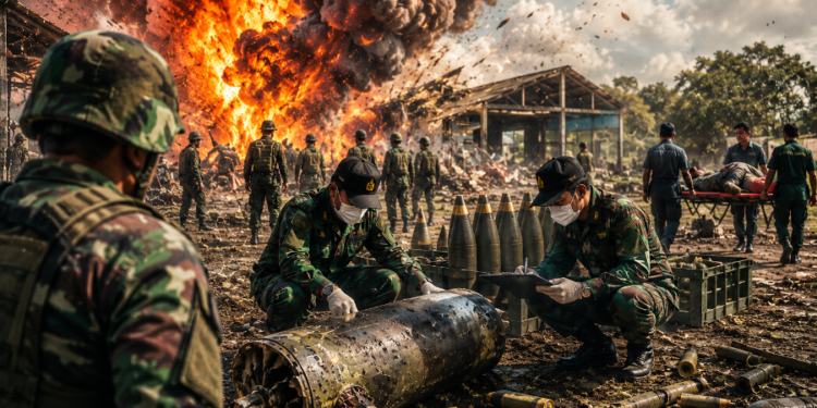 TNI AD Bentuk Tim Investigasi Profesional Usut Ledakan Gudang Amunisi di Madiun