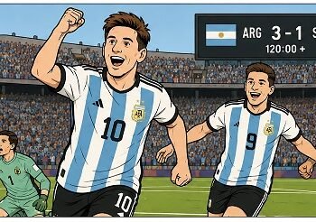 Argentina Tantang Inggris di Semifinal Piala Dunia 2026 usai Tekuk Swiss 3-1 Lewat Drama Extra Time