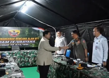 Tiba di Nagekeo, Prabowo Langsung Pimpin Rapat Penanganan Gempa NTT