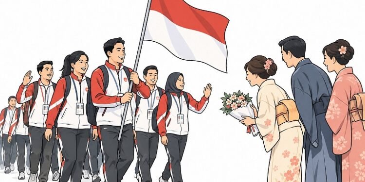 kontingen-indonesia-sambutan-hangat-asian-games-aichi-nagoya-2026