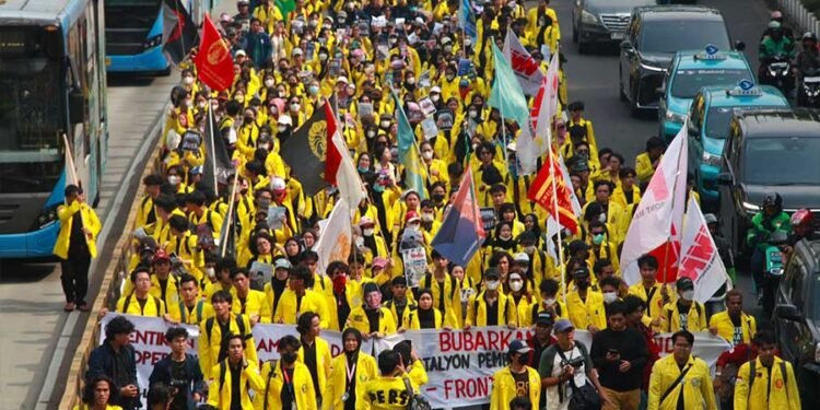 Mahasiswa Gelar Aksi, Soroti Dua Tahun Pemerintahan Prabowo-Gibran