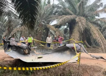 BRIN: Benda Logam di Kebun Sawit Kotim Diduga Puing Roket China