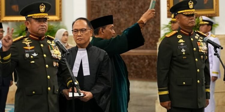 Prabowo Lantik Maruli Simanjuntak Jadi Wakil Panglima TNI, Tandyo Budi Revita KSAD